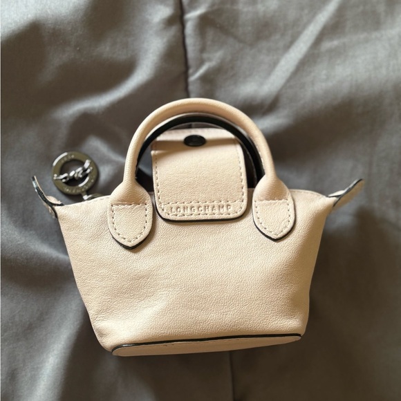 Longchamp light pink nano micro Le Pliage bag - Picture 3 of 5